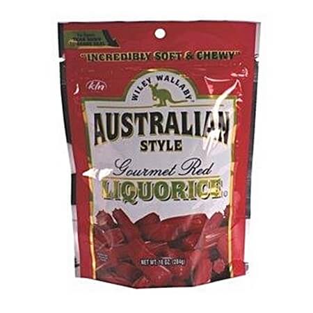 Australian Style Red Liquorice Peg Bags - 10ct