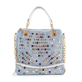 Colorful Rhinestone Design Tote