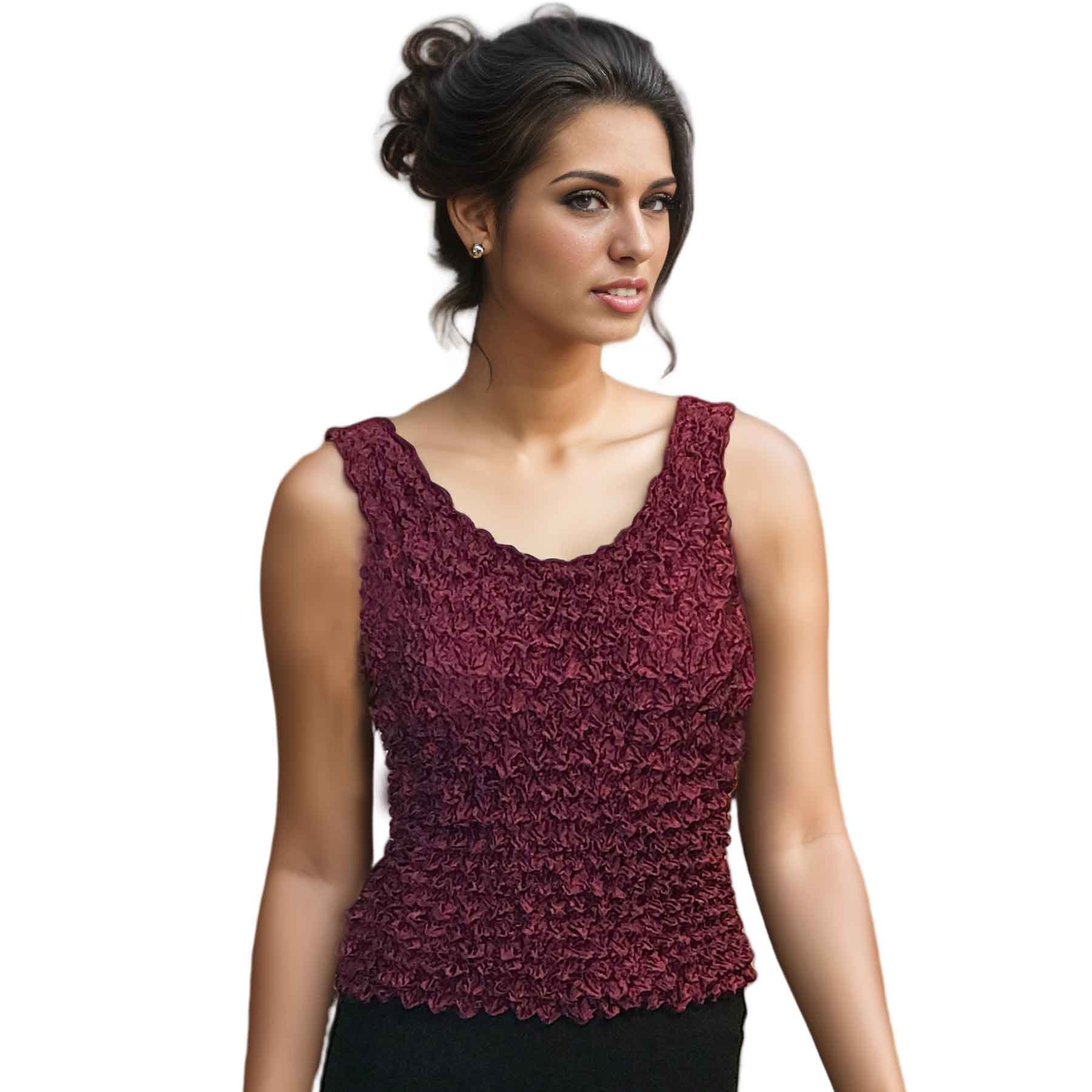 281- GOURMET Popcorn - Tank Tops - Merlot